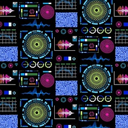 Black Multi - Techno Maze